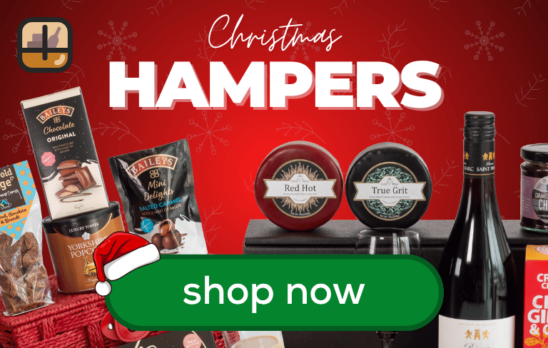 Free candy canes with all Christmas hampers - interhamper.co.uk